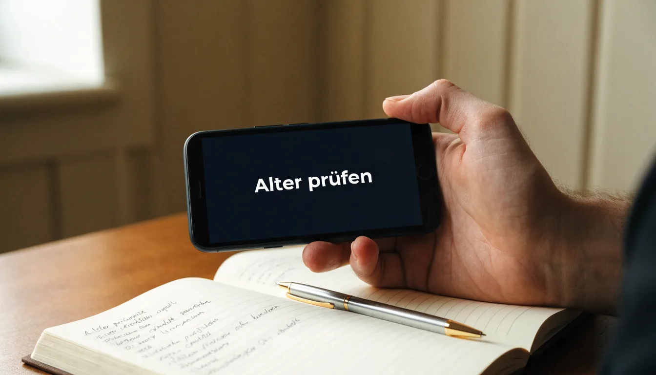 Ein Notizbuch mit handgeschriebenen Zahlen und ein Kugelschreiber liegen auf einem Tisch, daneben ein Smartphone mit schwarzem Bildschirm.